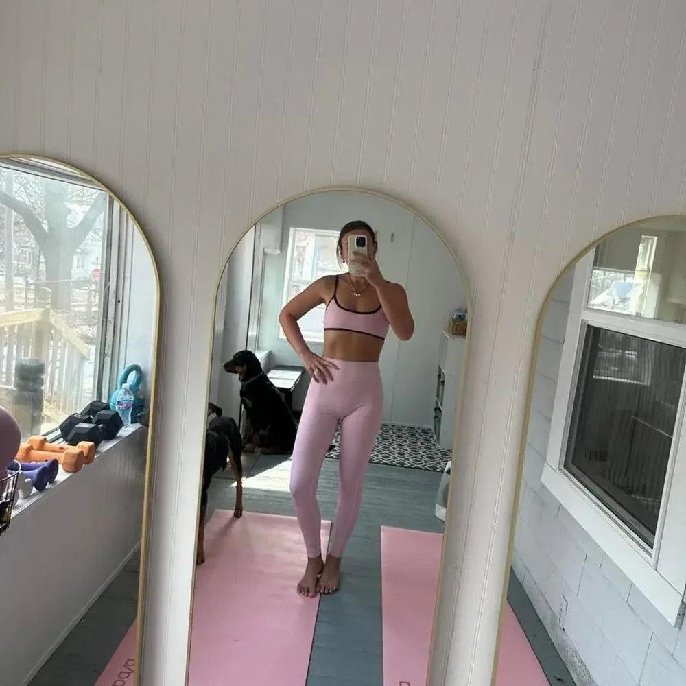Milk activewear set in light